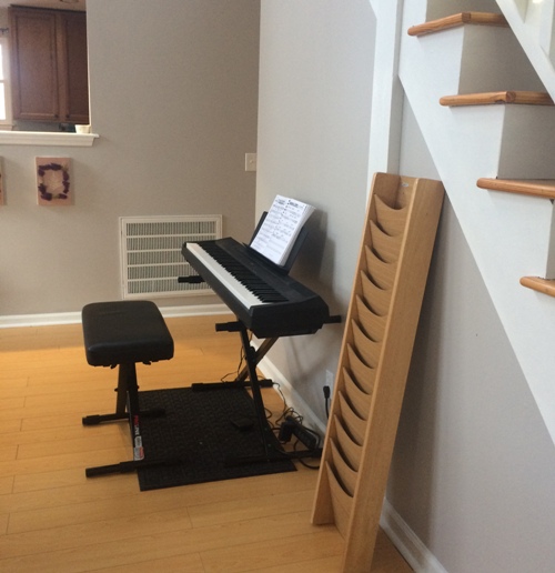 Studio description Large designated home studio with vaulted ceiling